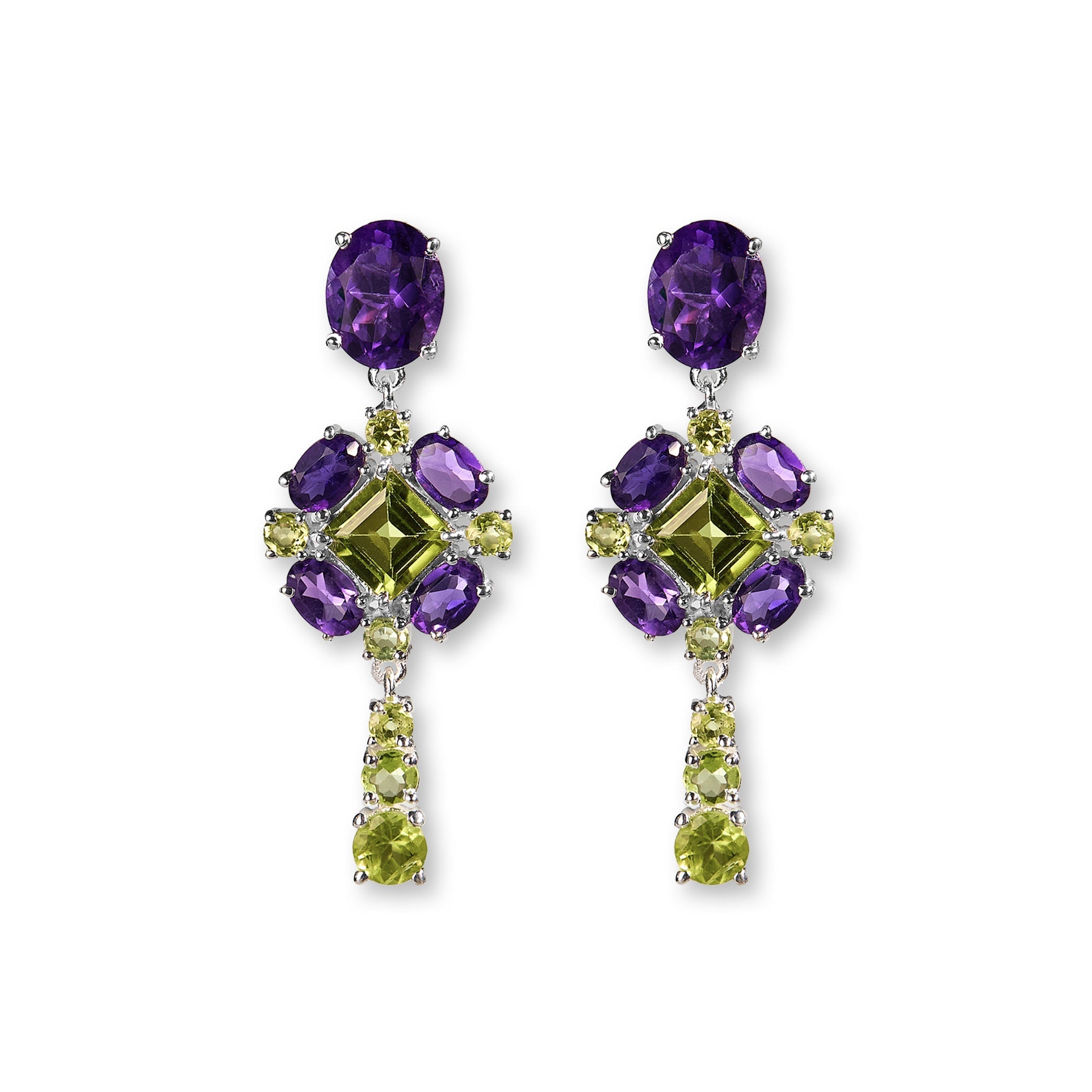 AMETHYST QUEEN EARRINGS