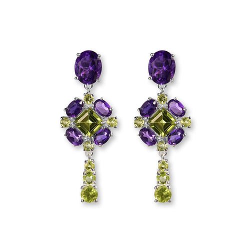 AMETHYST QUEEN EARRINGS