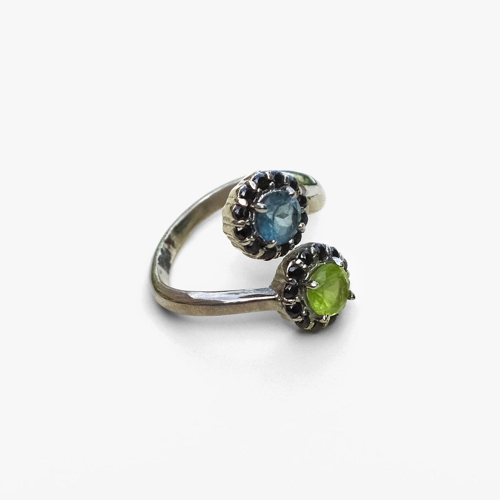 BLUE AND GREEN RING