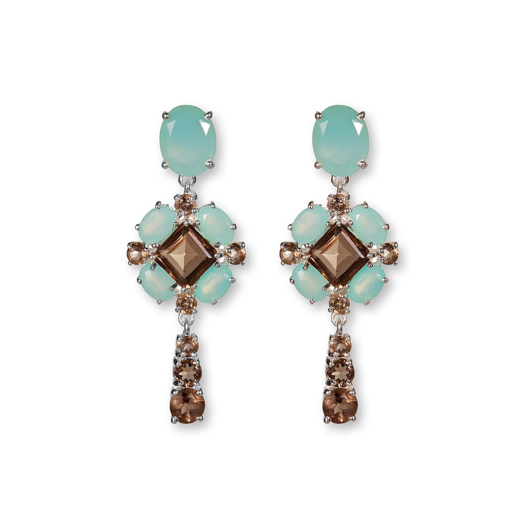 BLUE MIST QUEEN EARRINGS