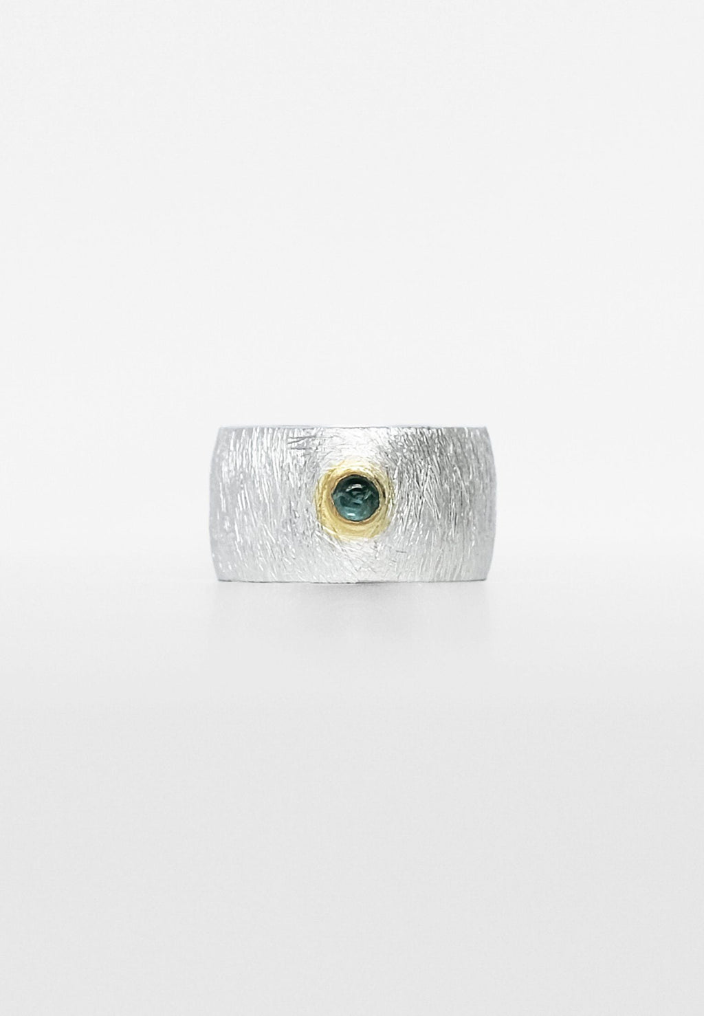 BLUE TOPAZ DOUBLE RING