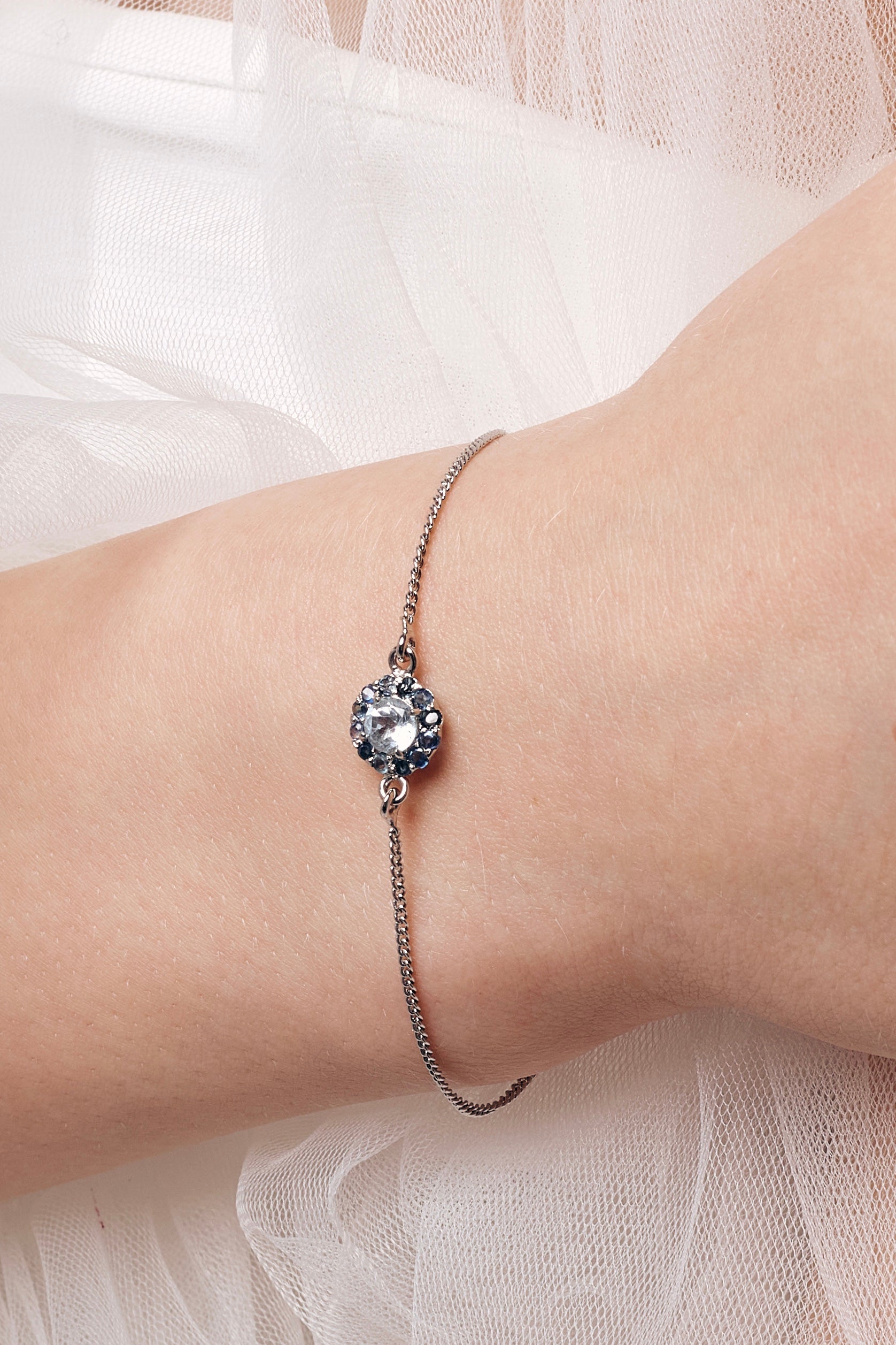BRACELET BLUE FLOWER