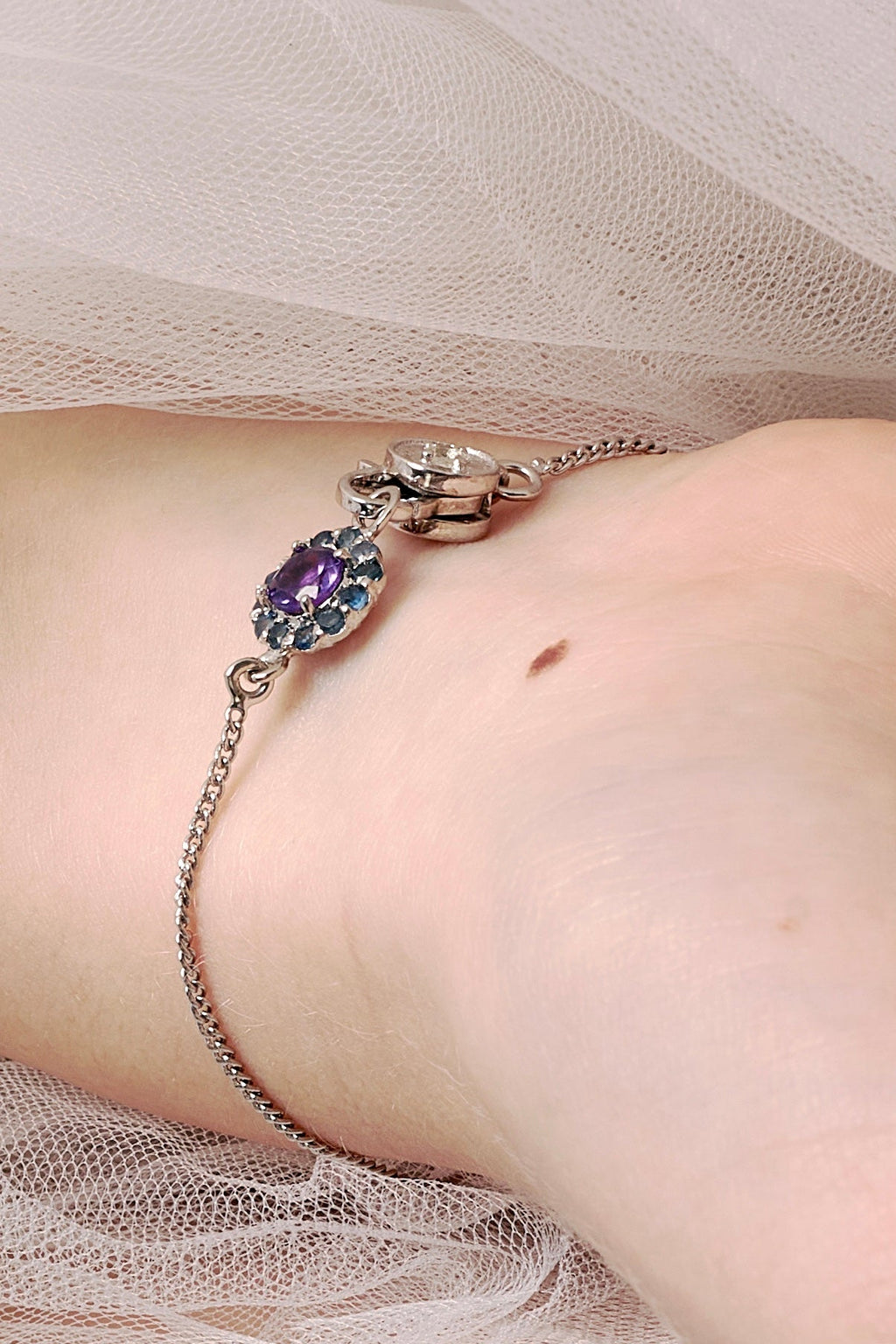BRACELET BLUE FLOWER