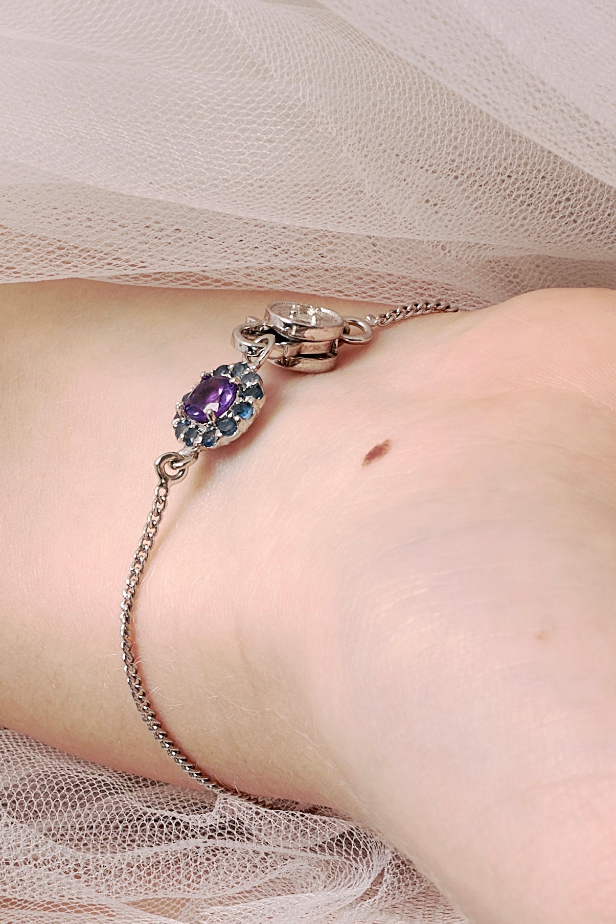 BRACELET BLUE FLOWER