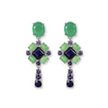 GREEN MIST QUEEN EARRINGS