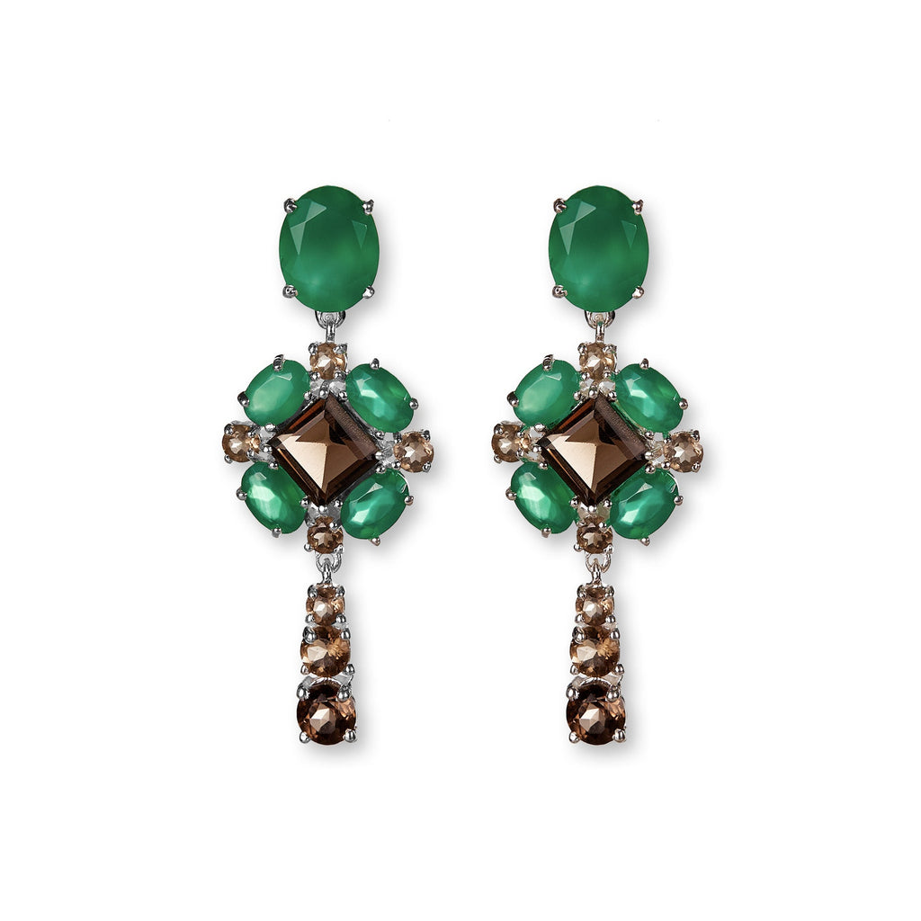 GREEN QUEEN EARRINGS