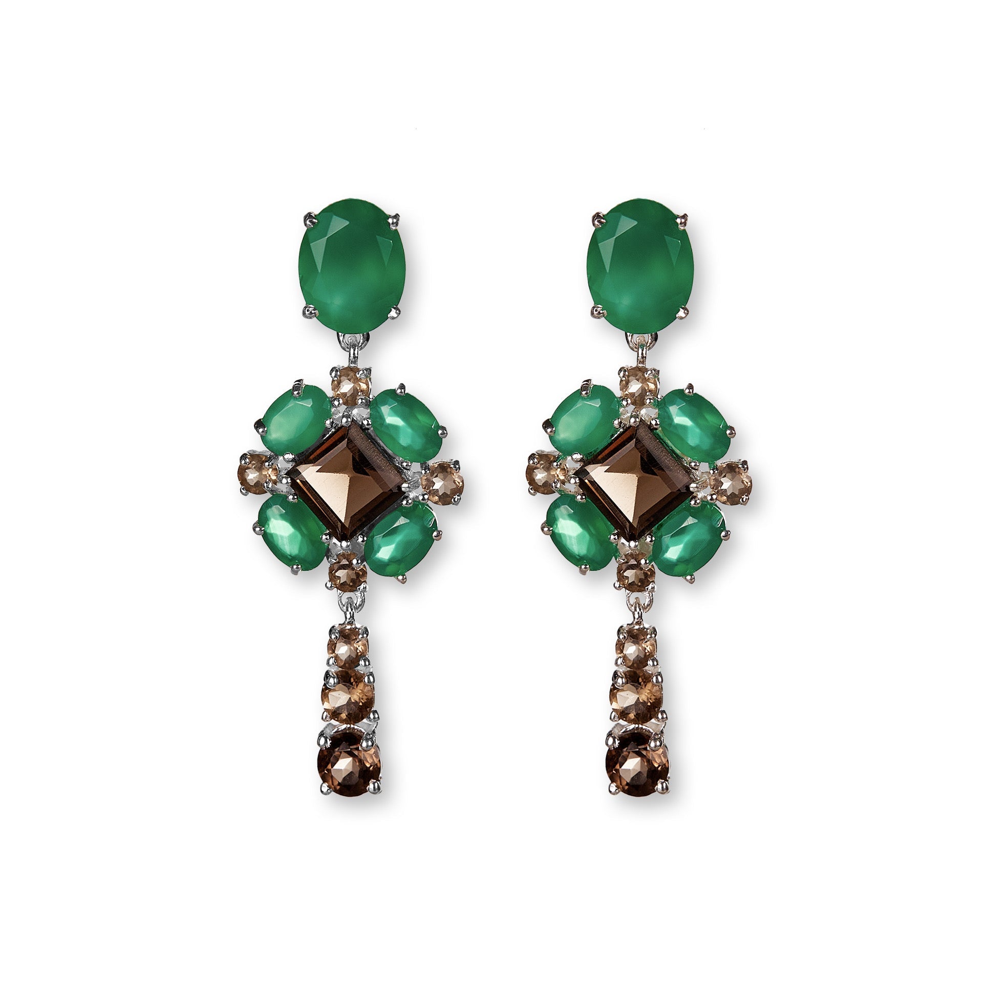 GREEN QUEEN EARRINGS