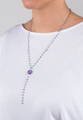LAVENDER HEART CHAIN
