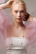 LONG NECKLACE FLOWERS