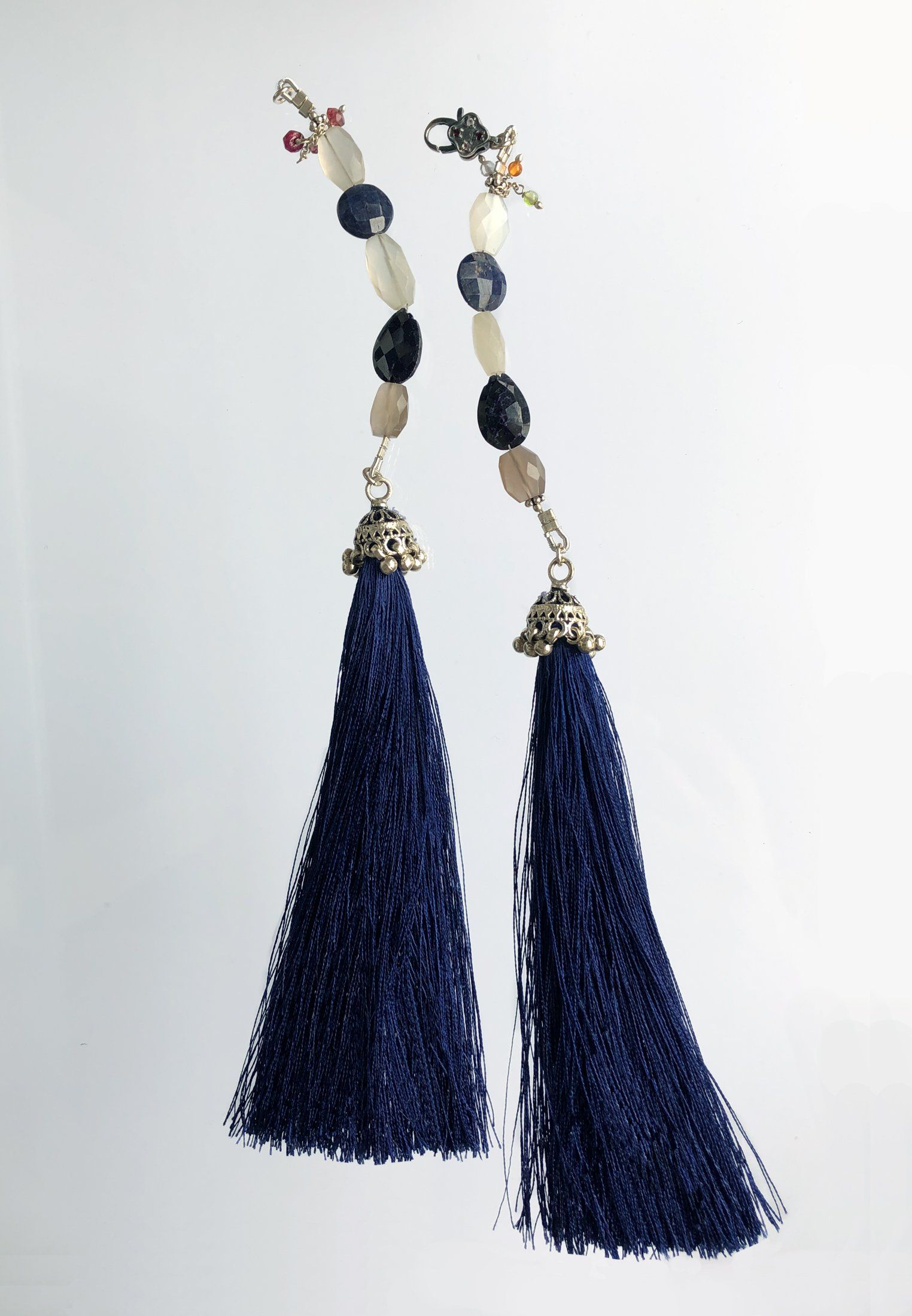 NAVY BLUE TASSEL