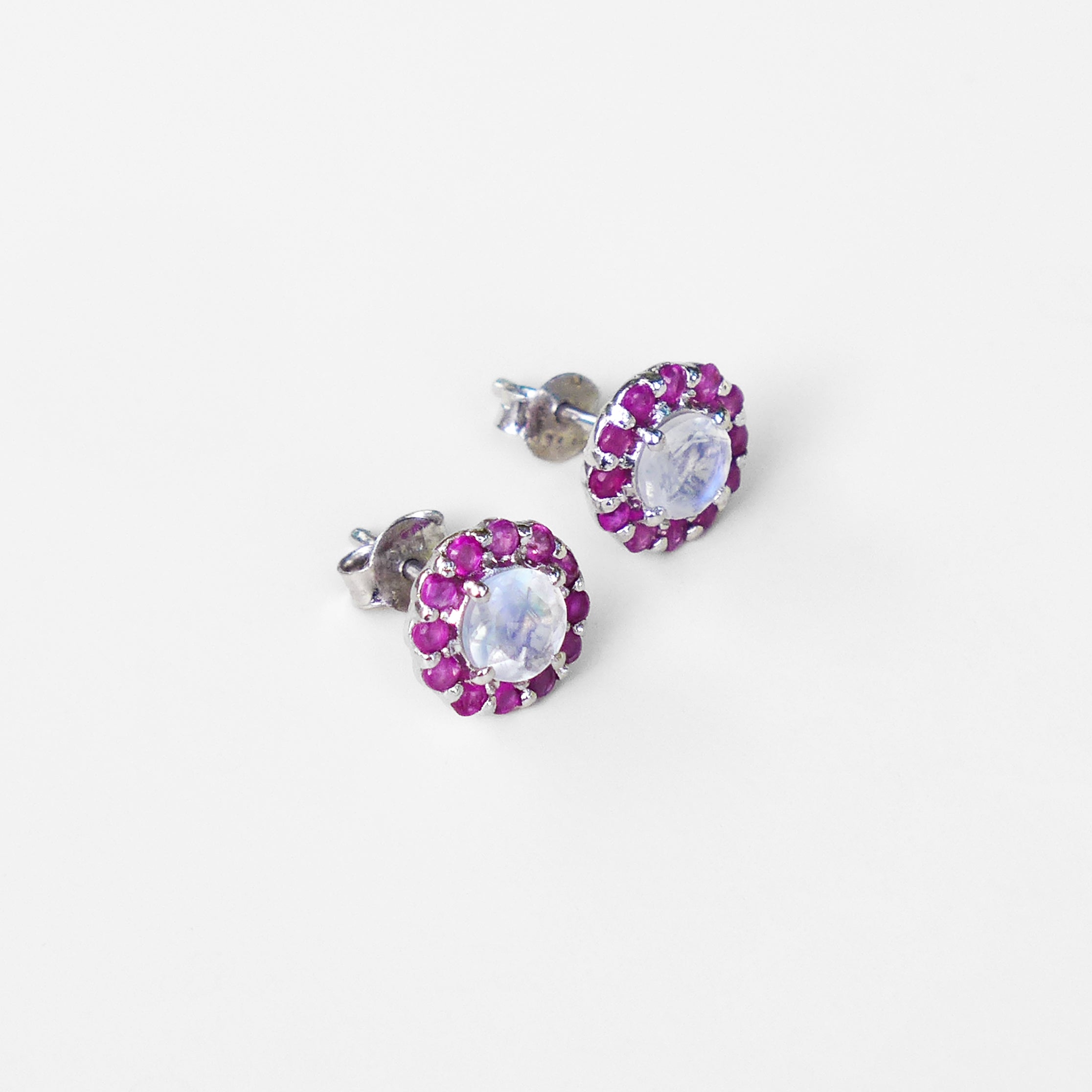 PINK FLOWER EARRING