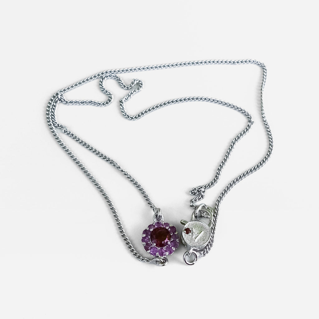 PINK FLOWER PENDANT