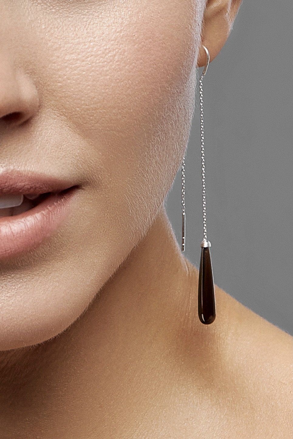 SMOKY QUARTZ DROPS