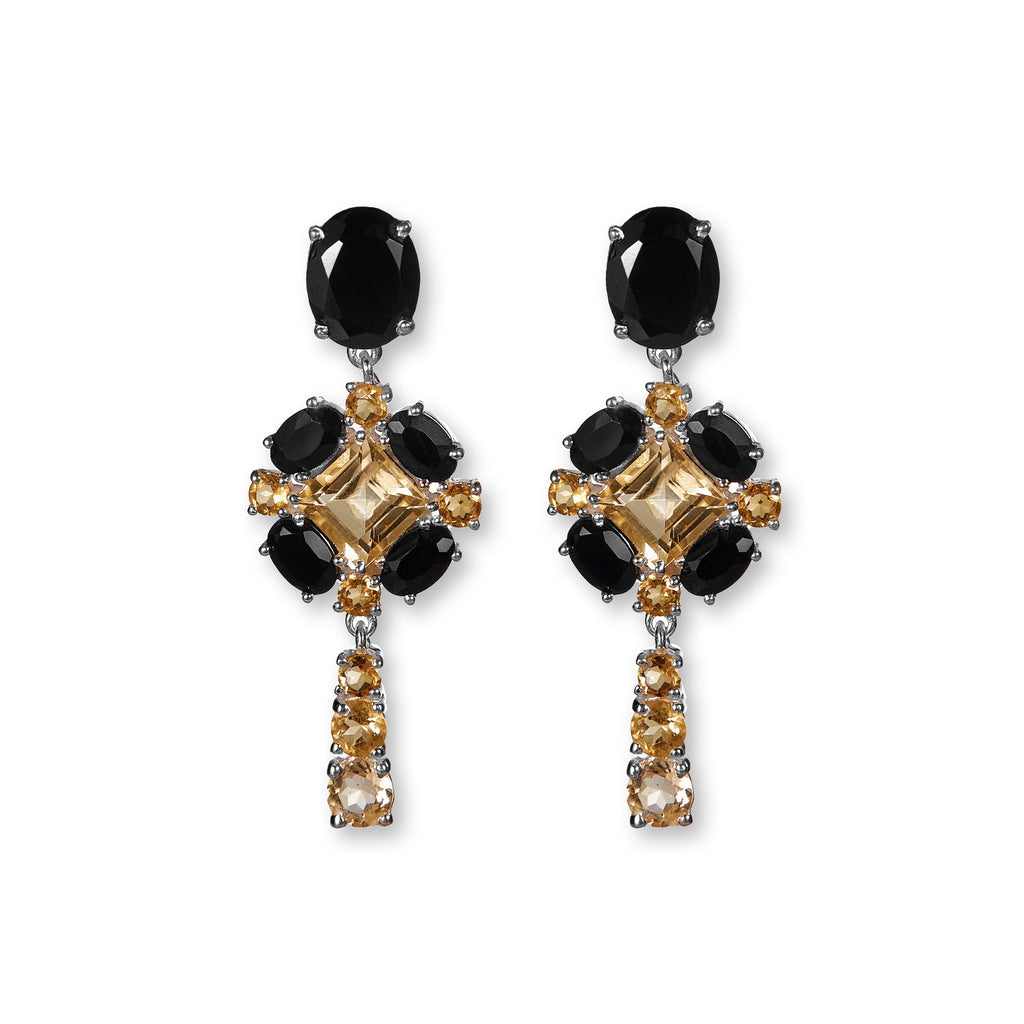 YELLOW QUEEN EARRINGS
